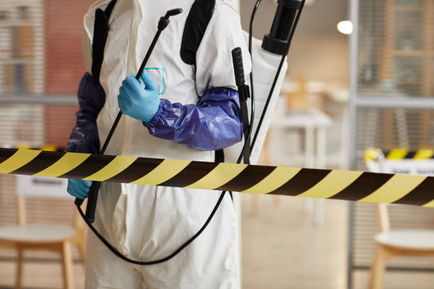 Professional Infectious Disease Decontamination technician working in Pocasset, MA